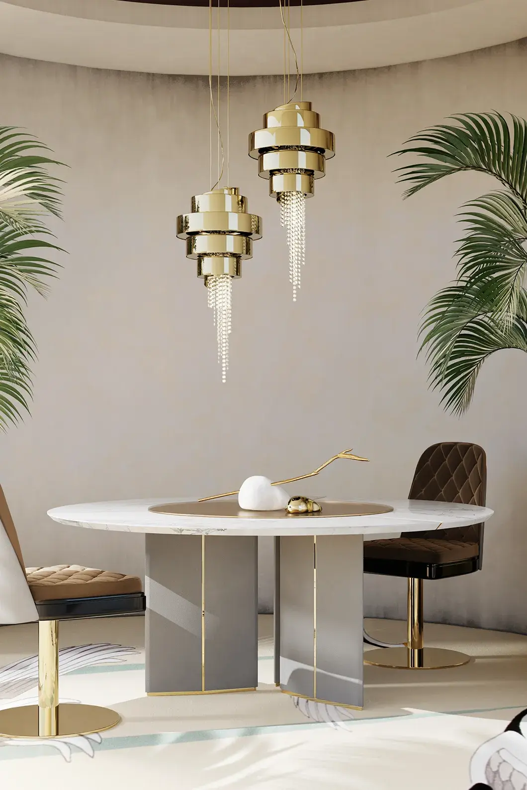 Suspension Art déco