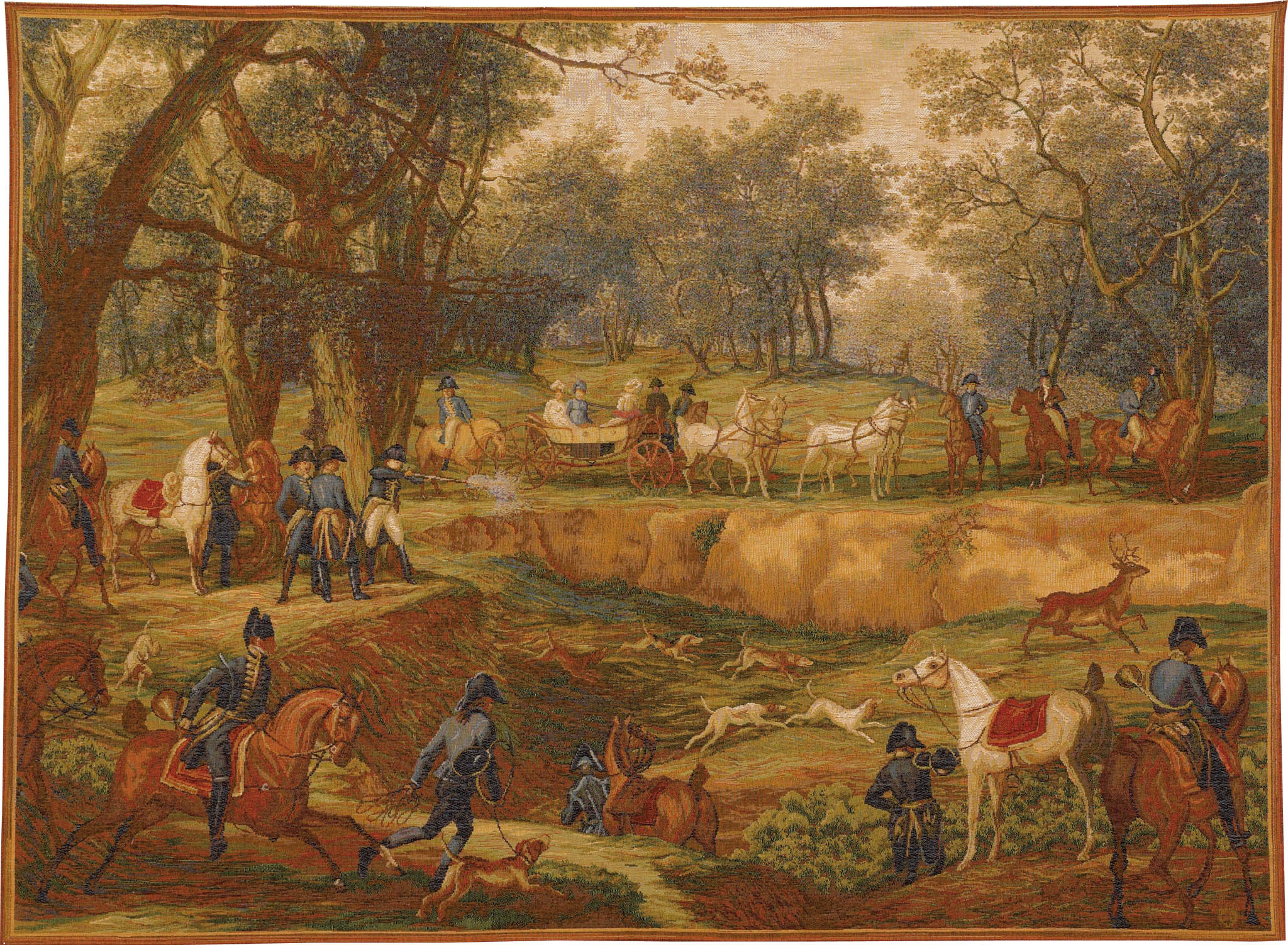 Tapisserie murale Chasse napoléonienne