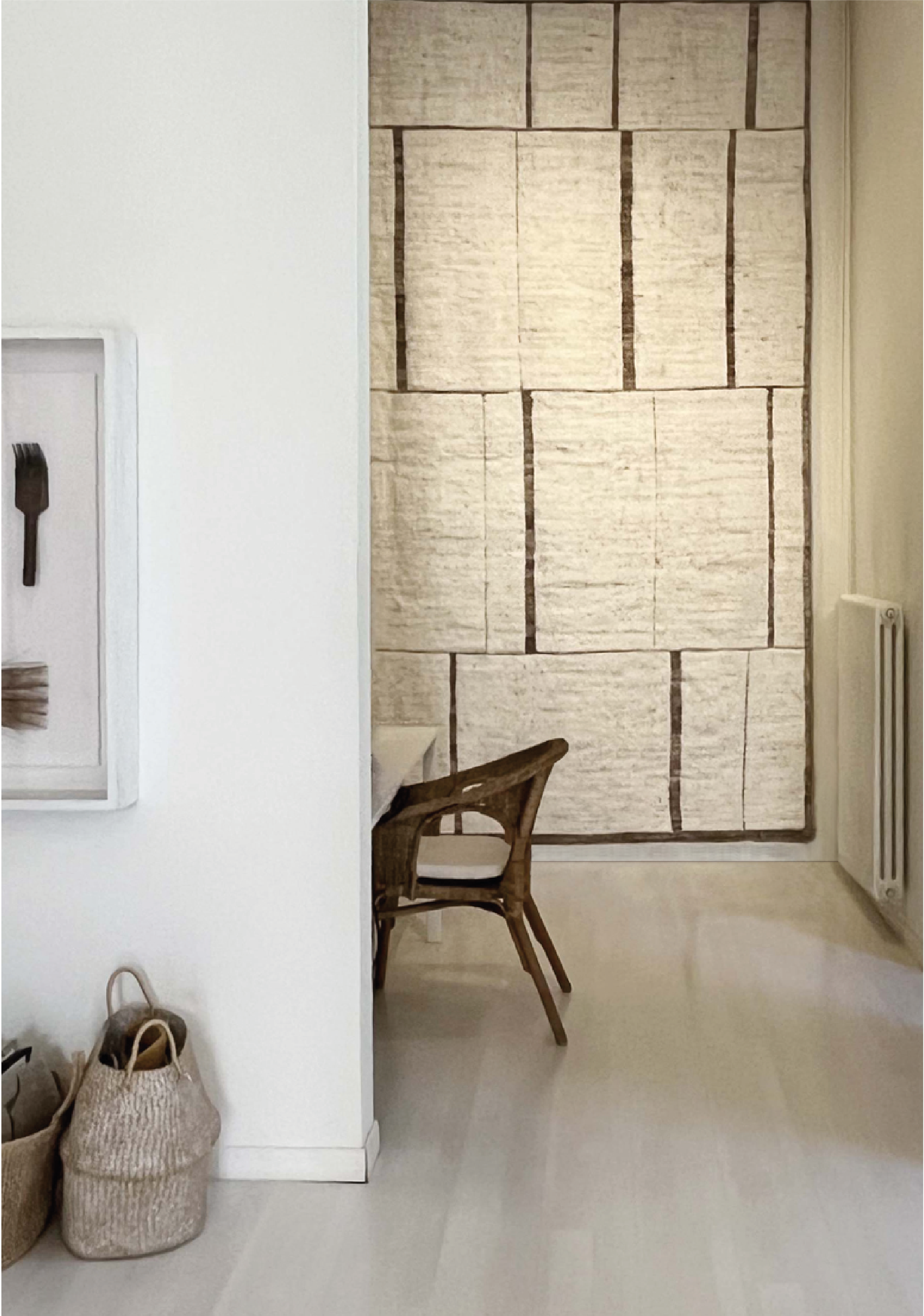 Tapis Kiviya noué à la main | Taille: 350 × 420 cm