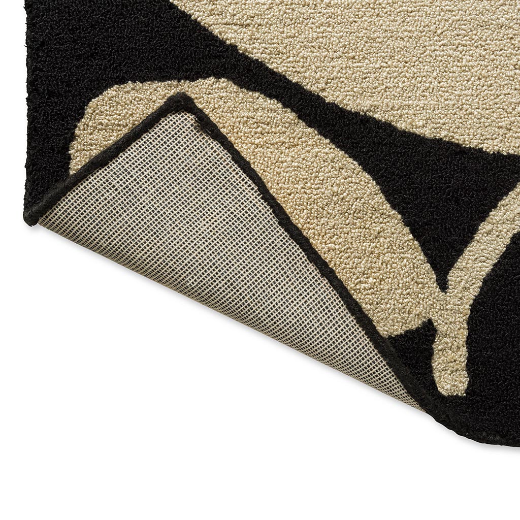 Sycamore zwart outdoor vloerkleed | Maat: 140 × 200 cm