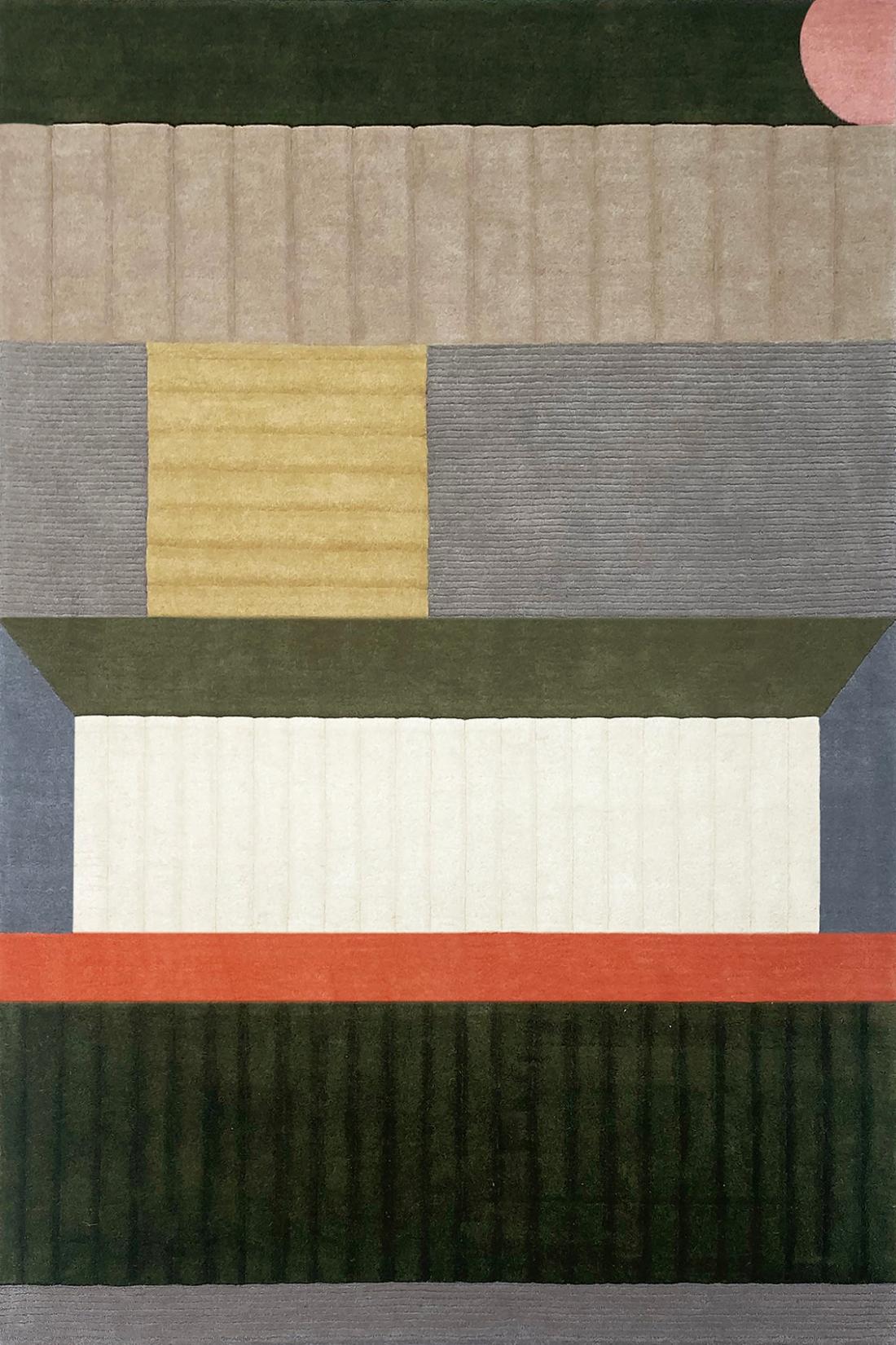 Cairn Brick handgeweven tapijt | Maat: 170 × 240 cm