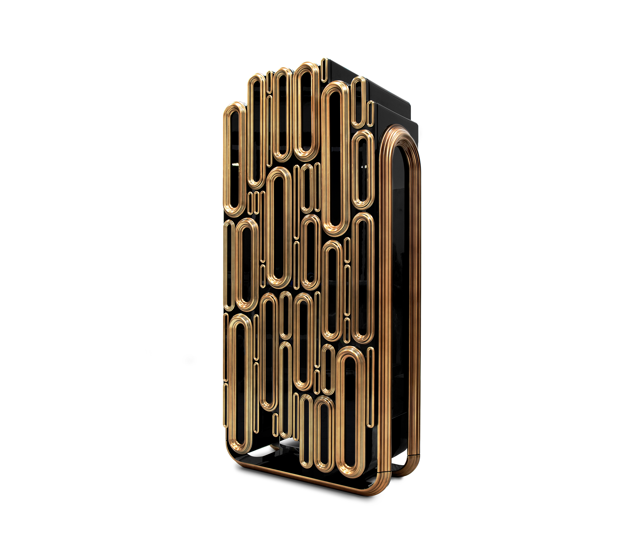 Ellipse gouden kast