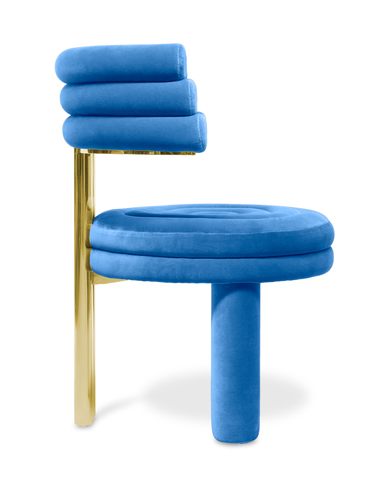 Chaise de salle à manger Kerr bleue