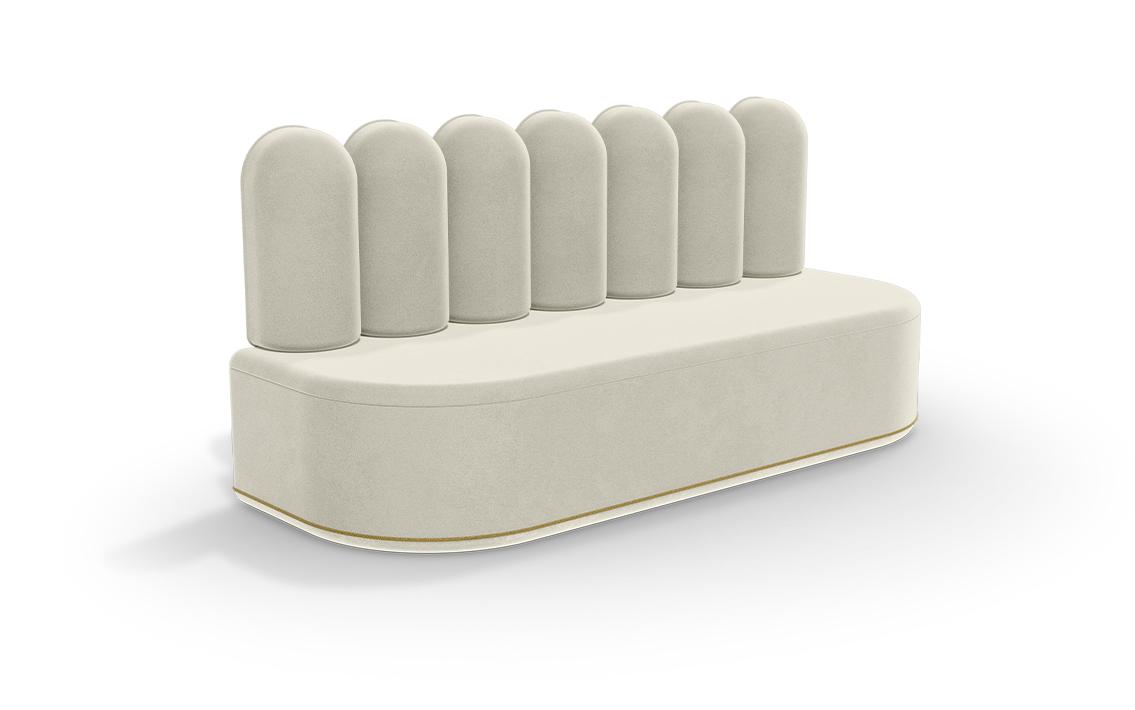 Pluizige wolk II knuffel bank