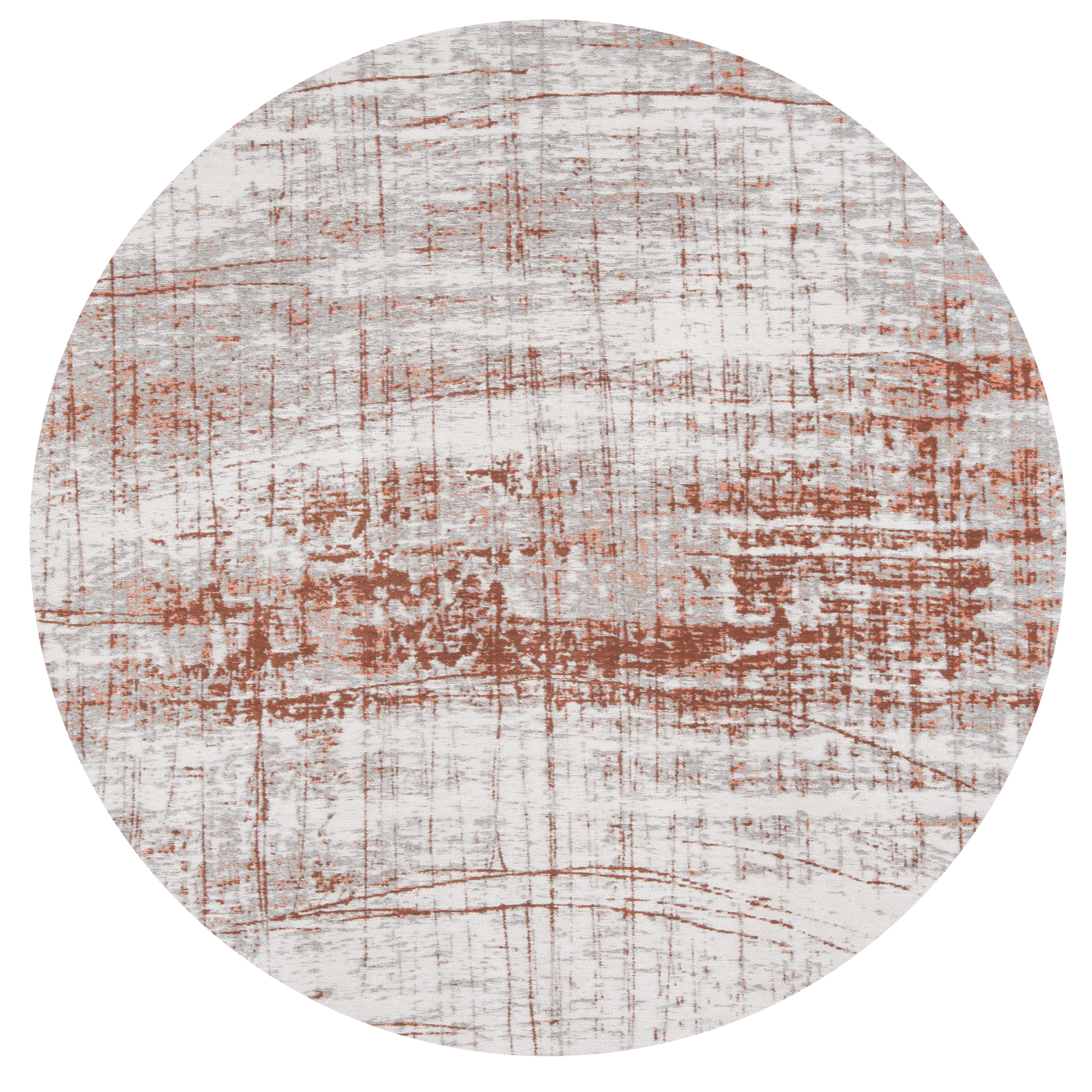 Soho Copper rond tapijt | Maat: Ø 140 cm
