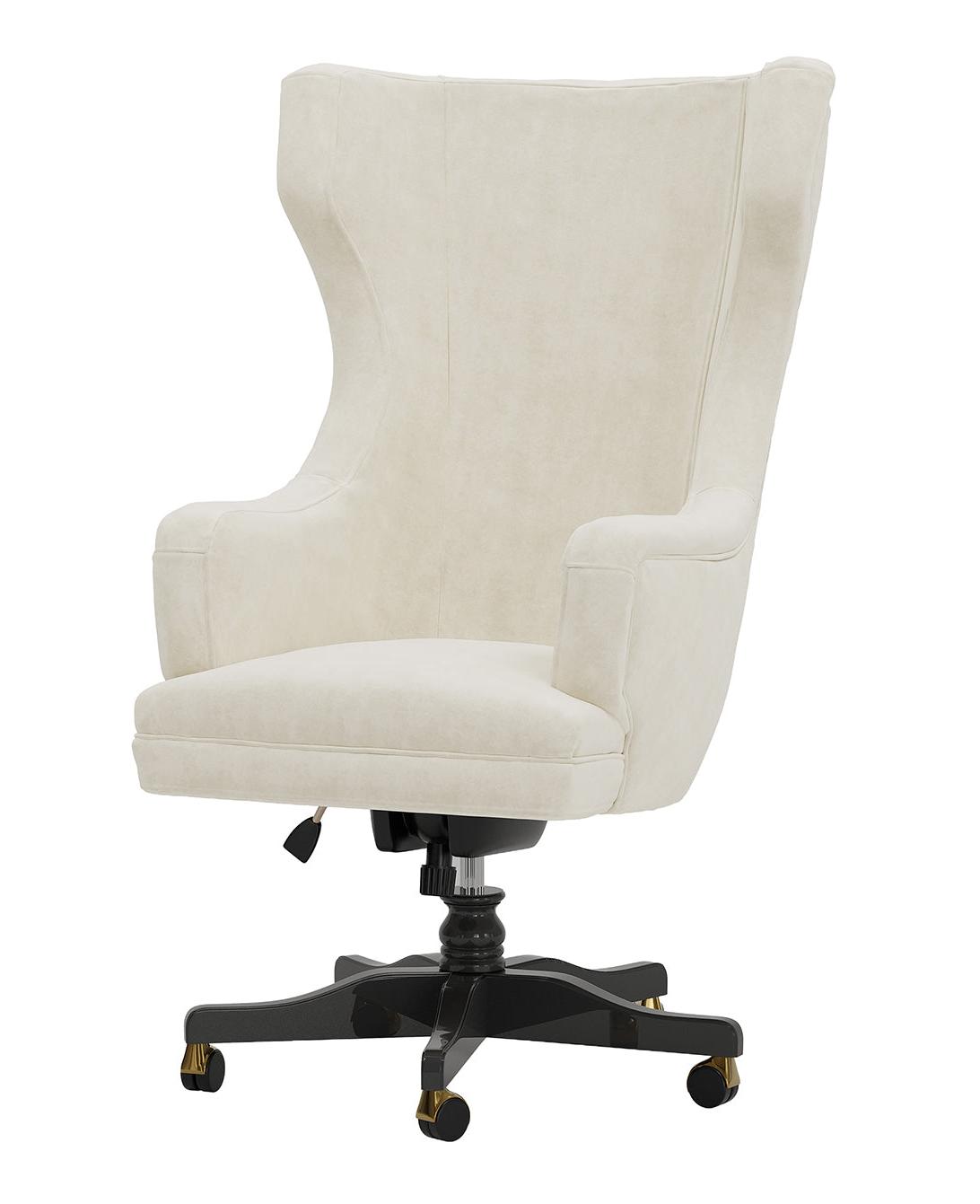 Fauteuil de bureau pivotant blanc