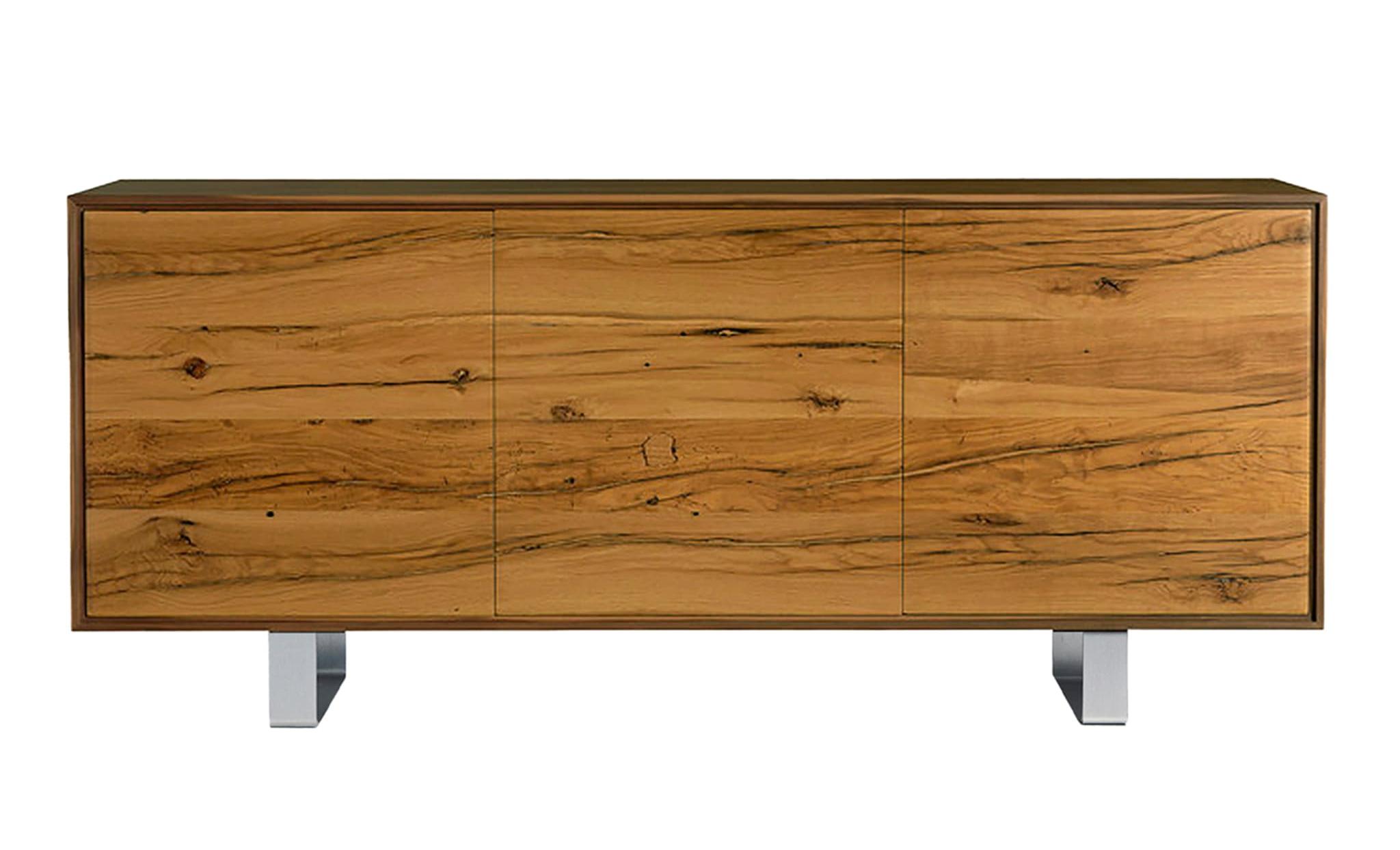 Materia antiek eiken 3-deurs dressoir | Configuratie: 3-Doors
