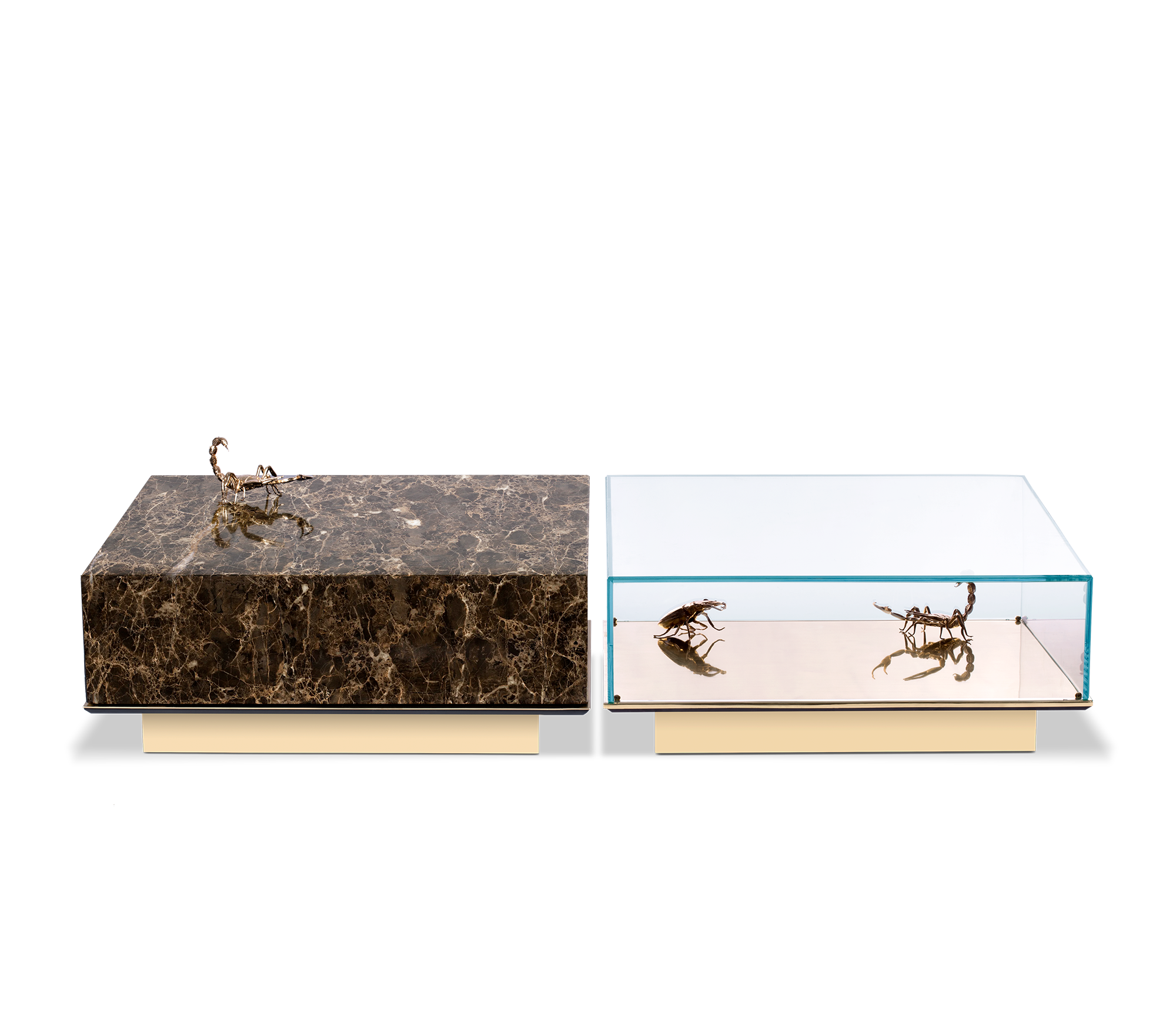 Ensemble double de tables centrales Evolution