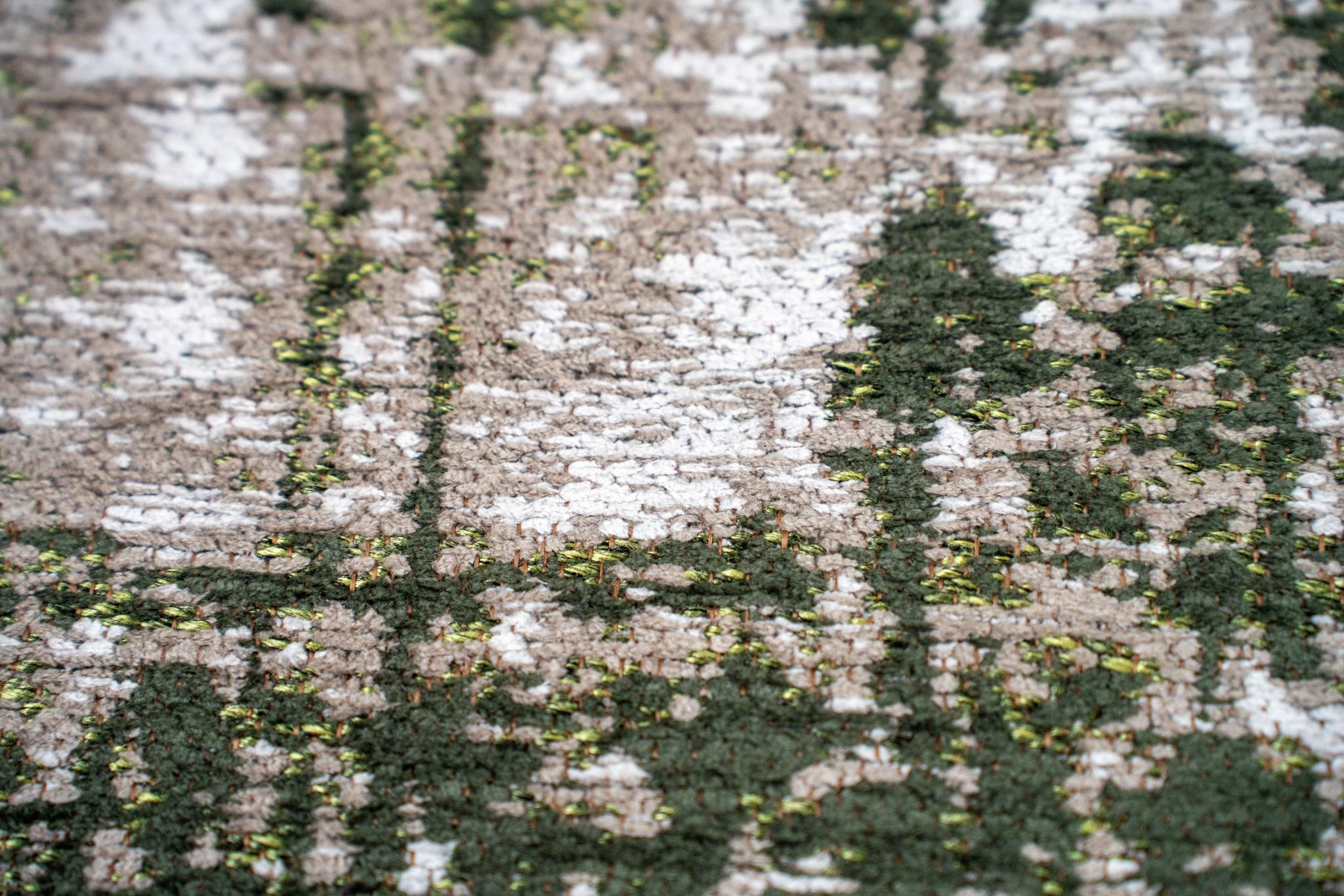 Central Green rond tapijt | Maat: 140 × 200 cm