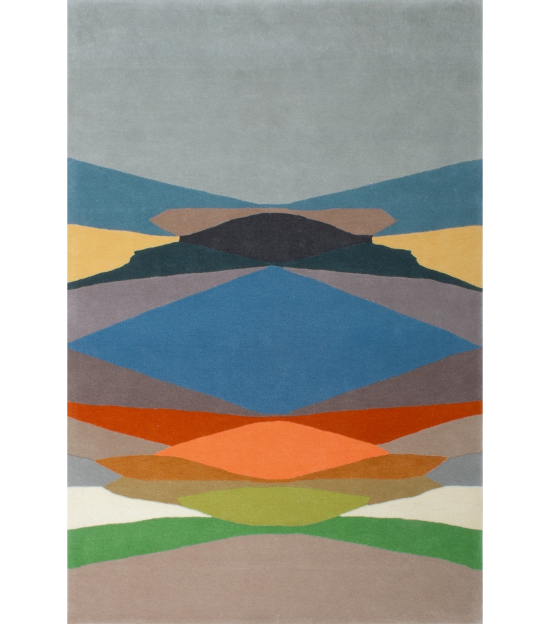 Tapis Distortion | Taille: 200 × 300 cm | Couleur: Blue