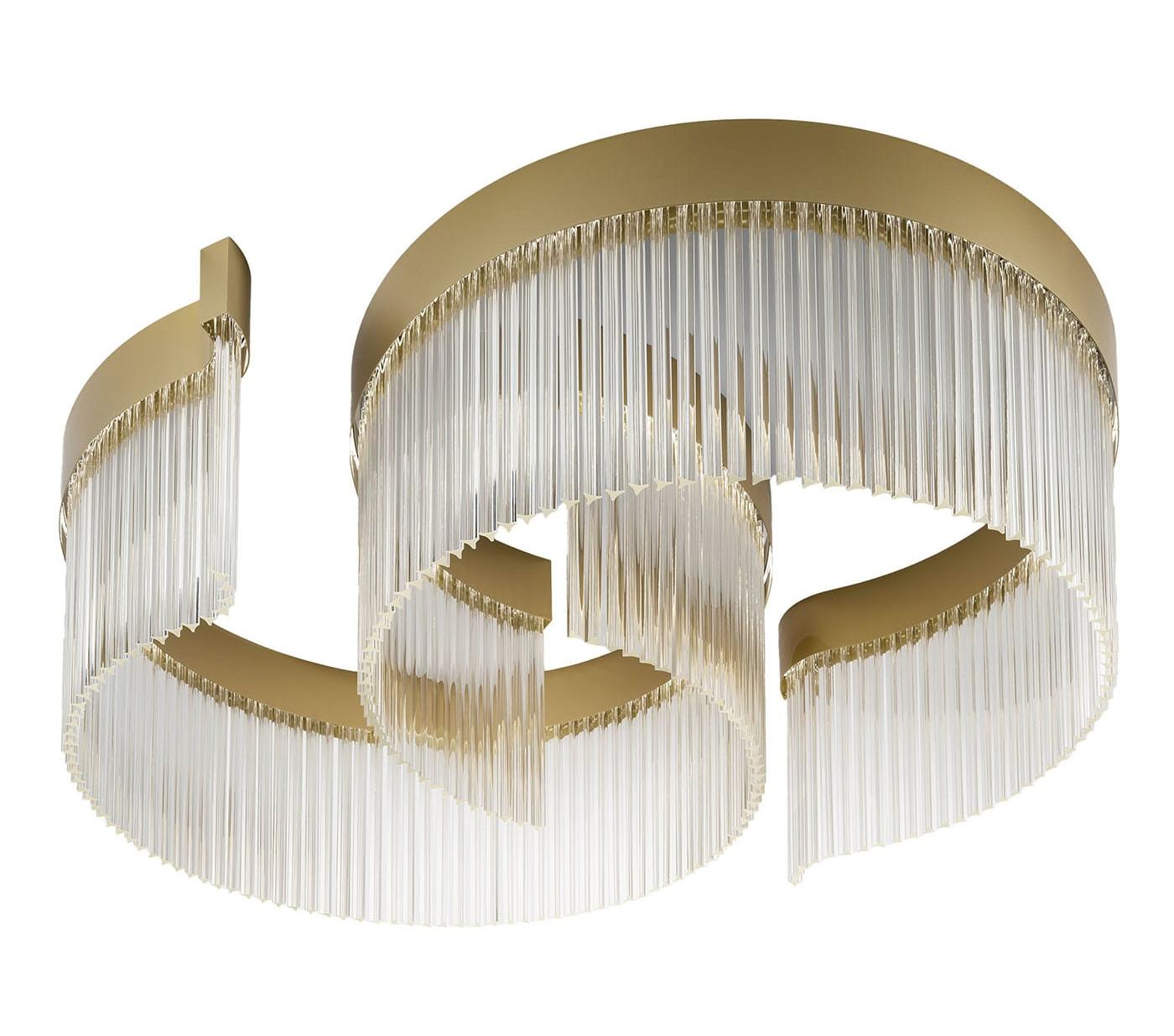 Lustre sculpture contemporain Mezza Luna