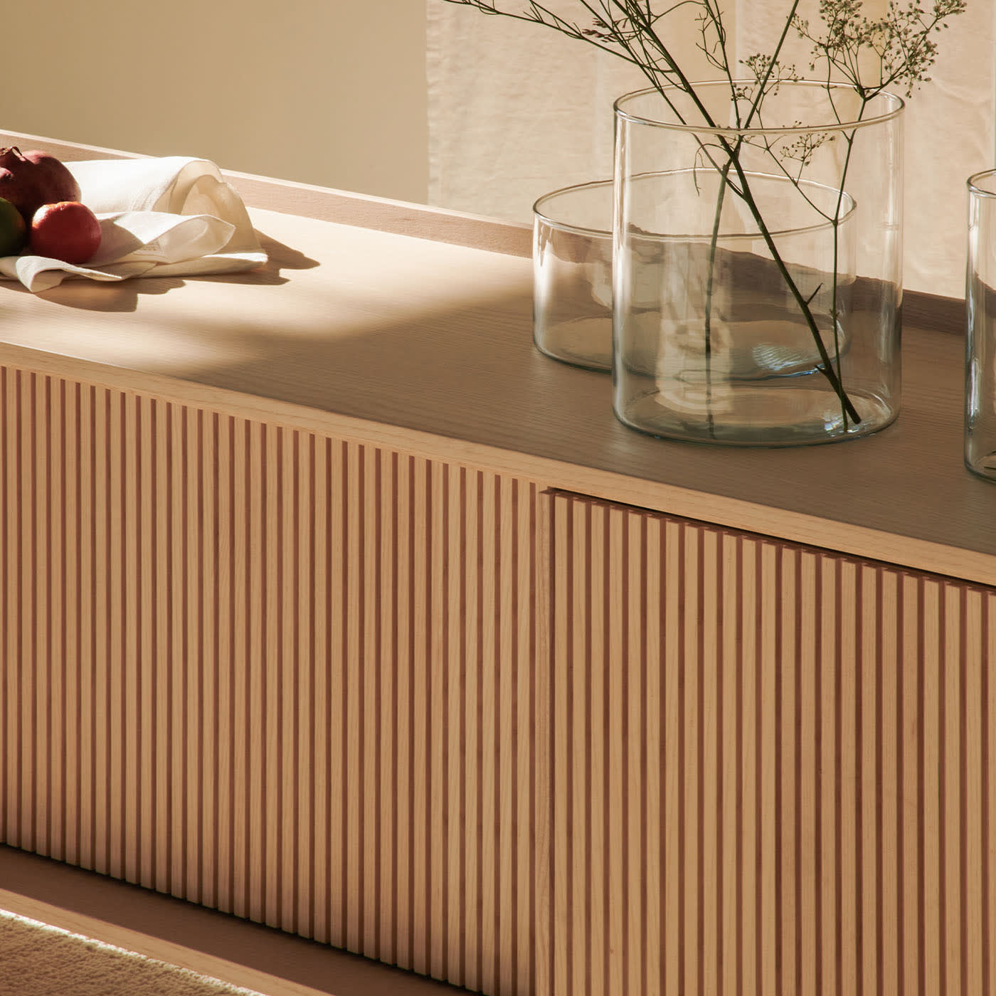 Sipario laag naturel 2-deurs dressoir