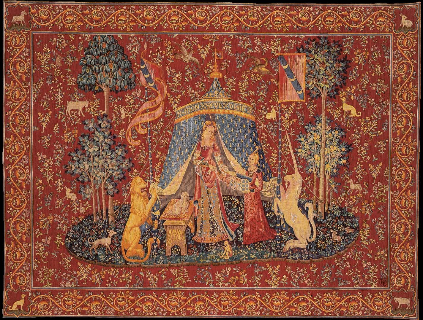 Tot mijn enig verlangen wandtapijt | Maat: 150 × 200 cm