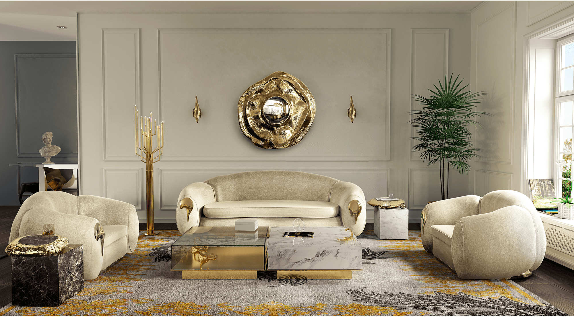 Miroir mural signature Angra