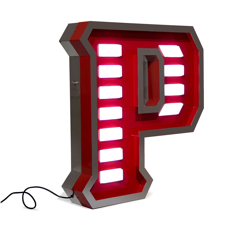 Precious letter P