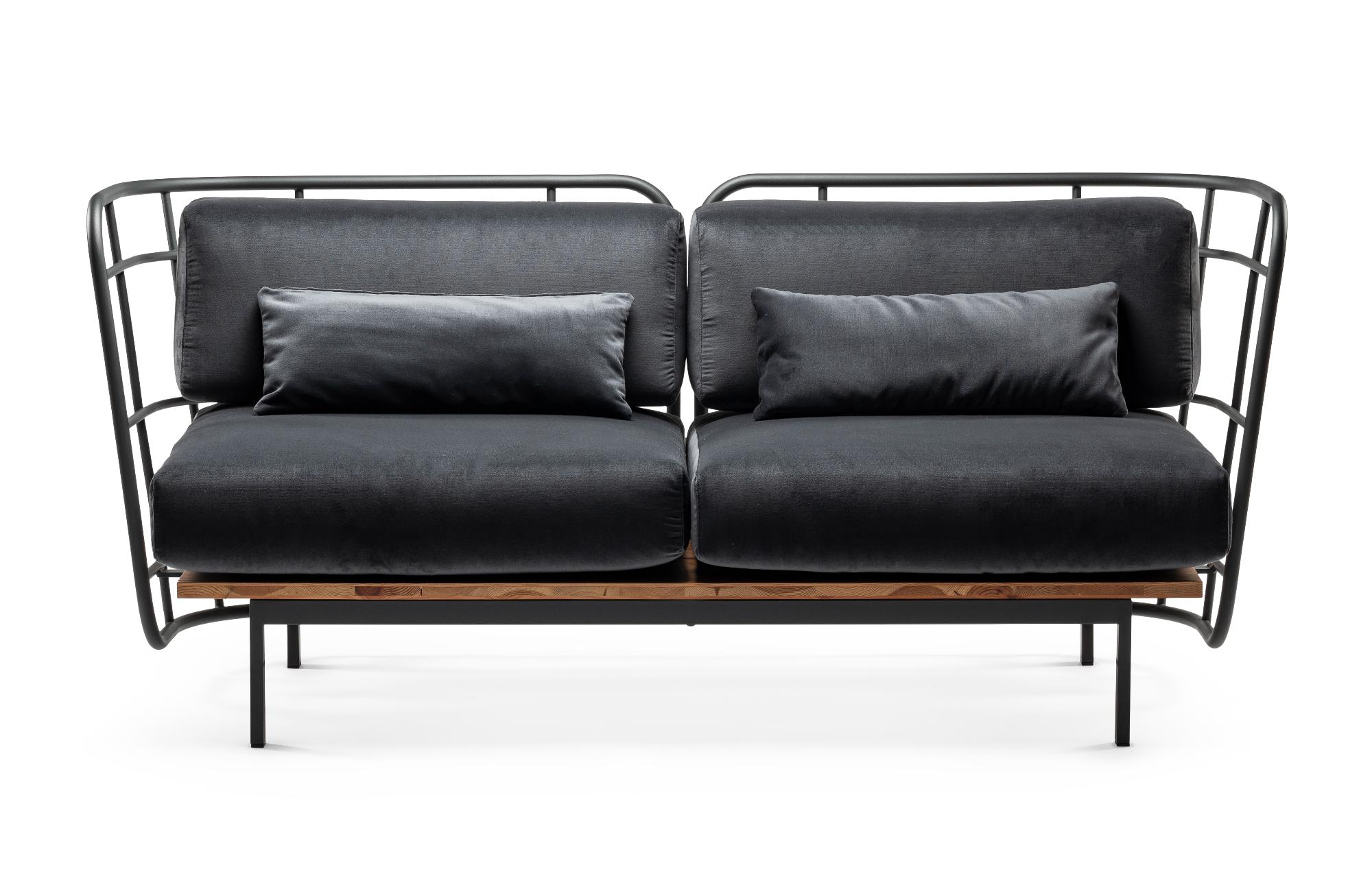 Jujube D zwarte loungebank