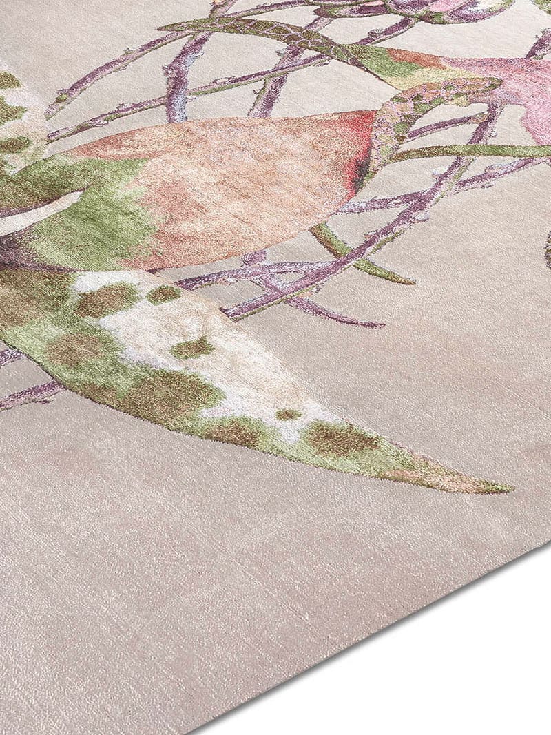 Tapis de luxe noué à la main Orchid