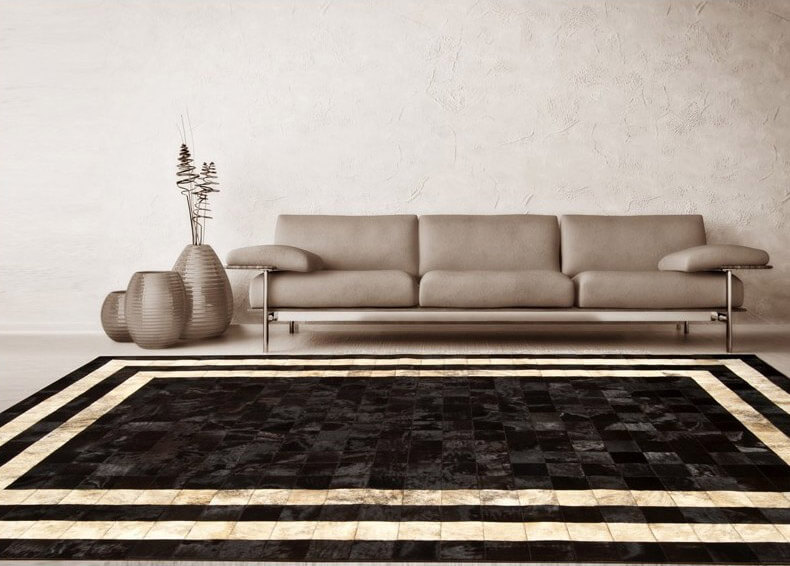 Lato koeienhuid tapijt | Maat: 120 × 180 cm