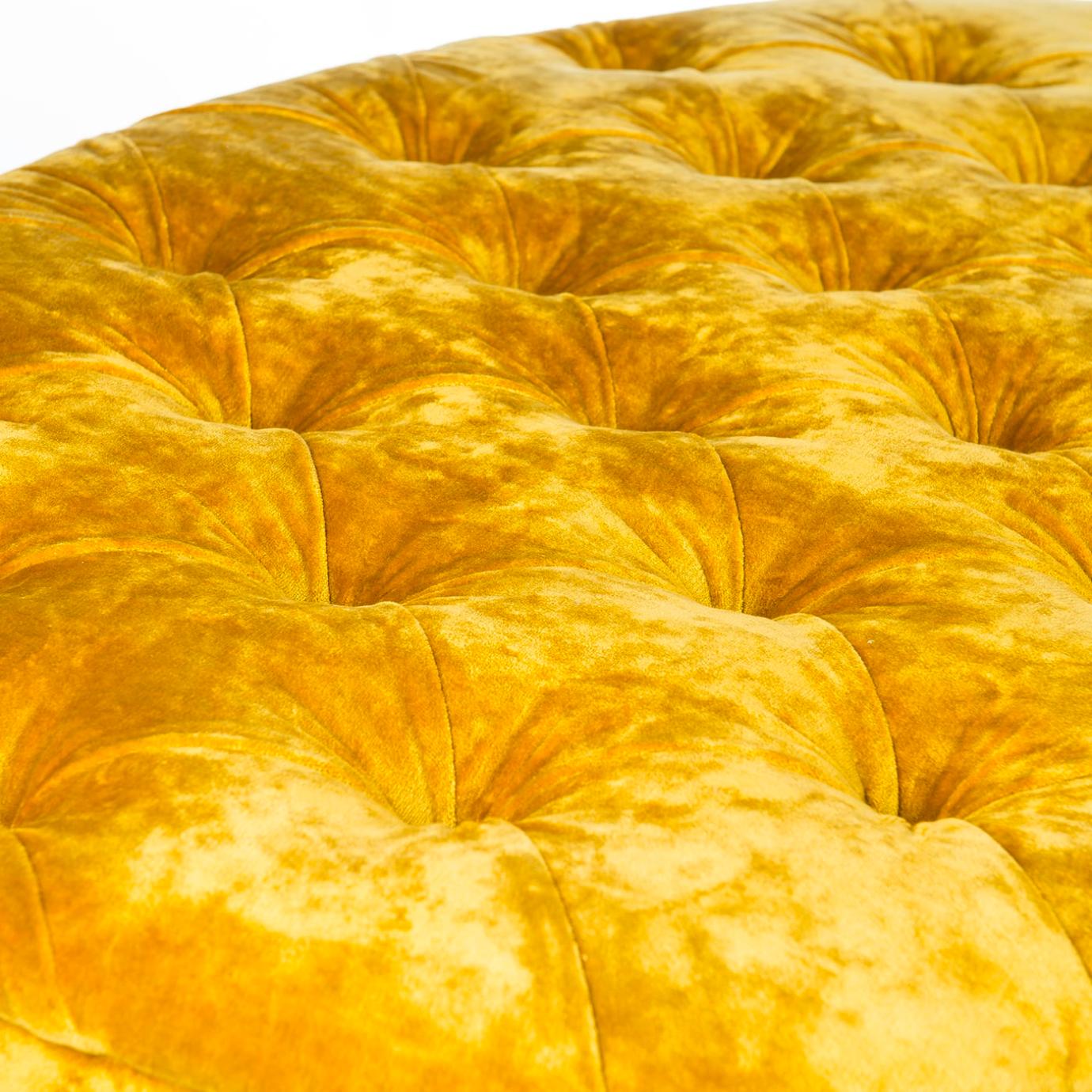 Banquette jaune moutarde Carlos