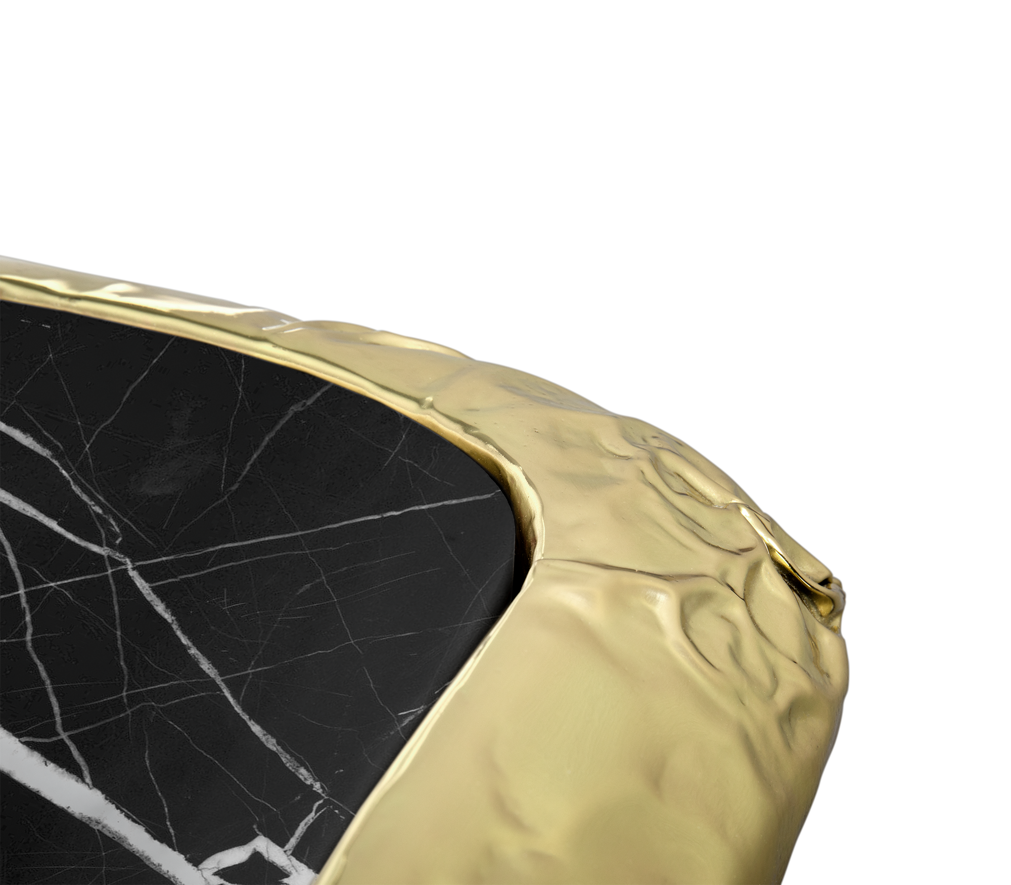 Table d’appoint Megalith Nero Marquina