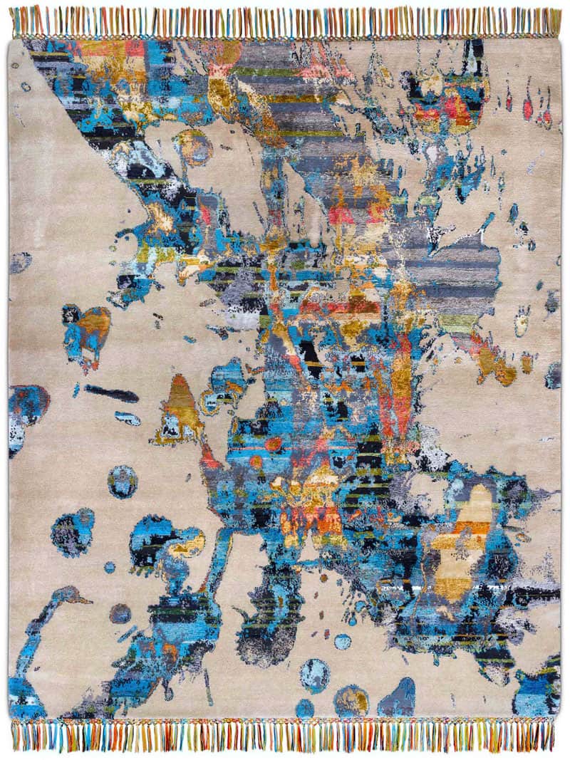 Tapis de luxe fait main Eco | Taille: 365 × 457 cm