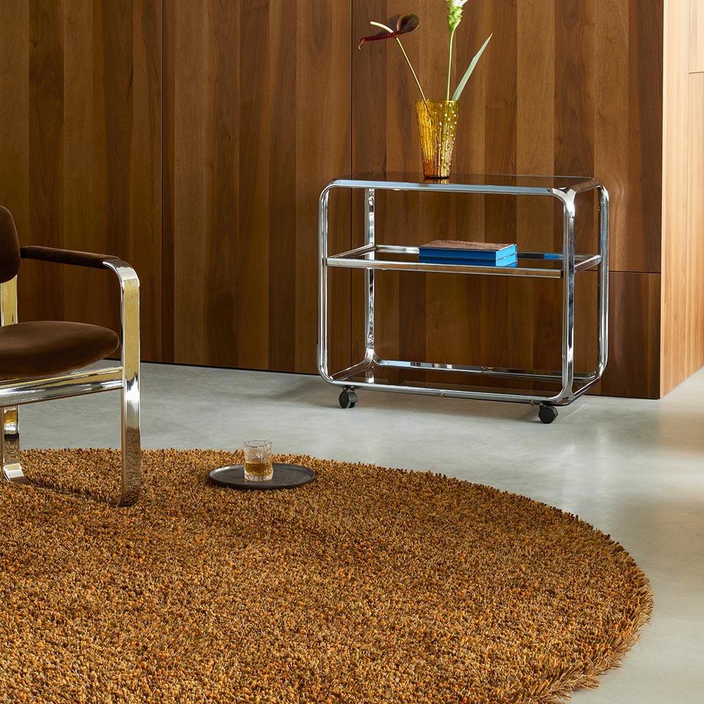 Sprout Burnt Tangerine luxe vloerkleed | Maat: 170 × 240 cm