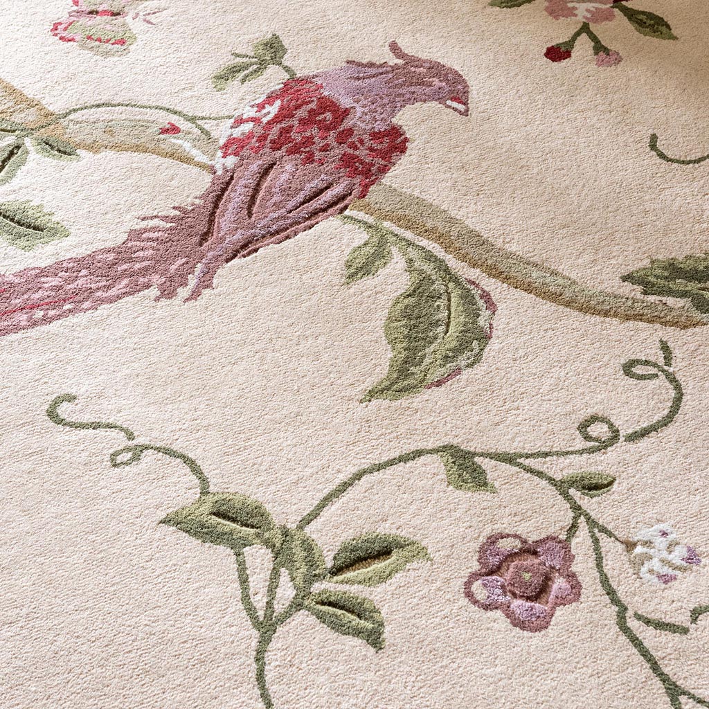 Summer Palace cranberry/druif vloerkleed | Maat: 140 × 200 cm