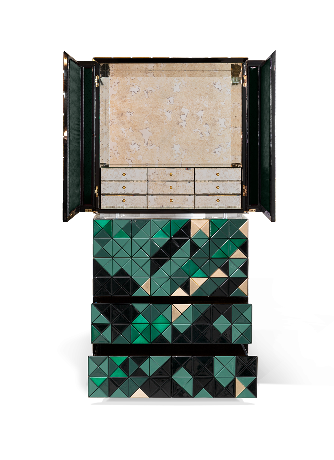 Mosaic II groene kast
