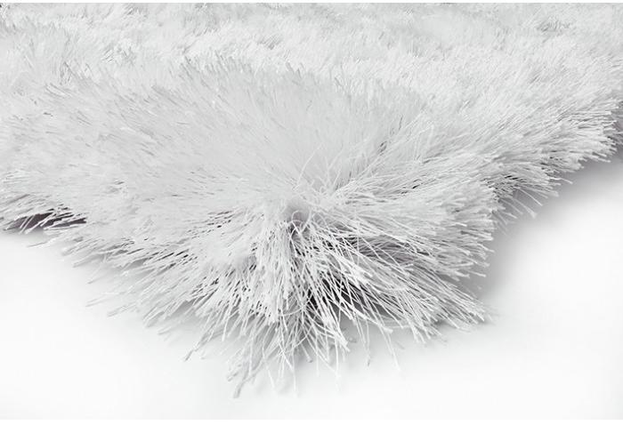 Aster shaggy wit vloerkleed | Maat: 140 × 200 cm