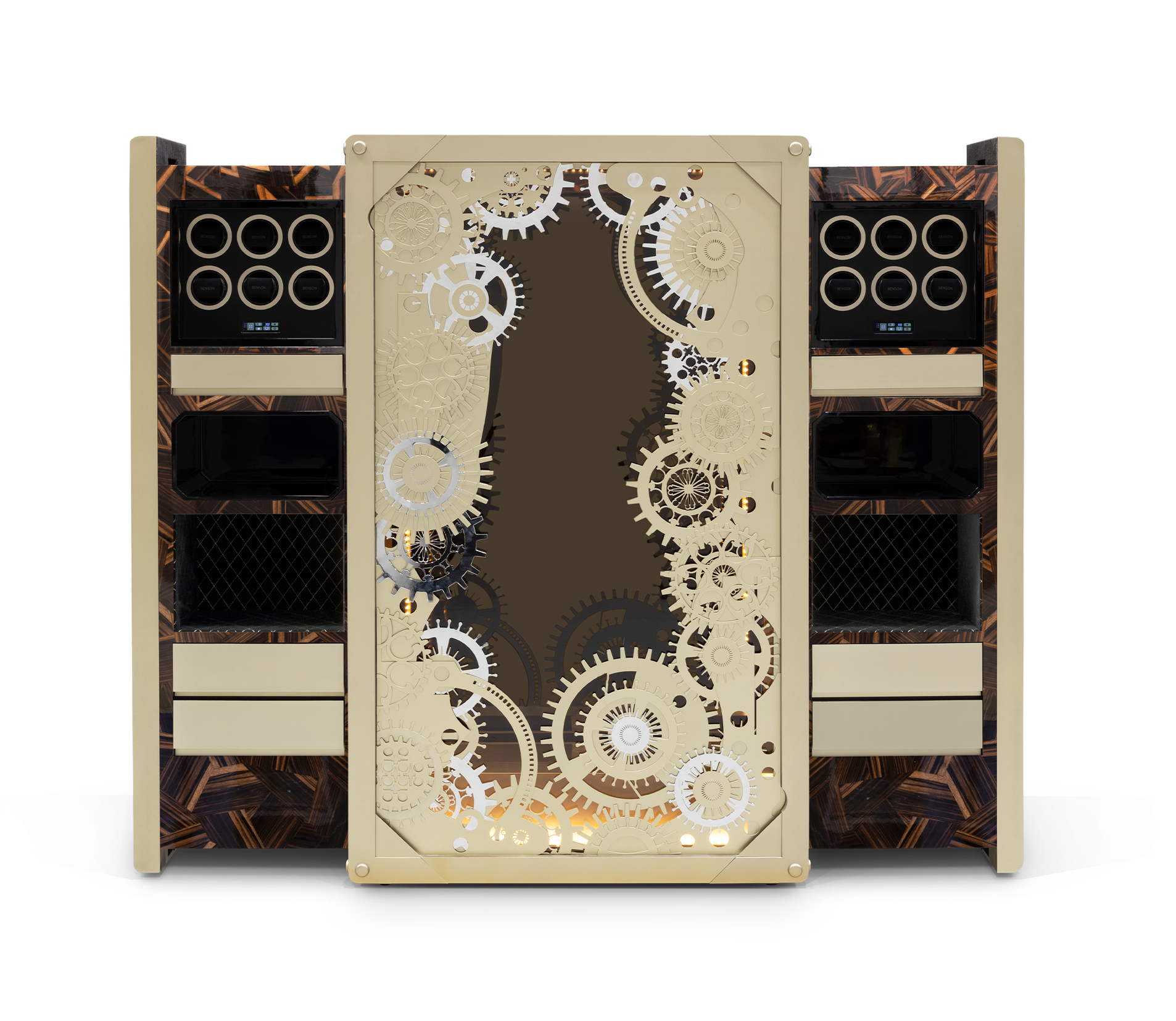 Coffre-fort Baron champagne mat