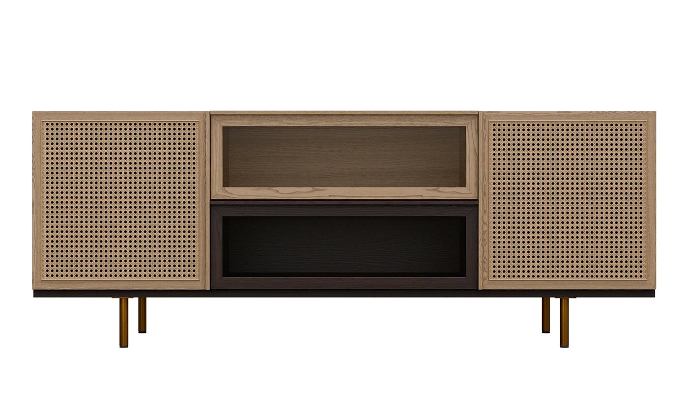 Dressoir van essenhout