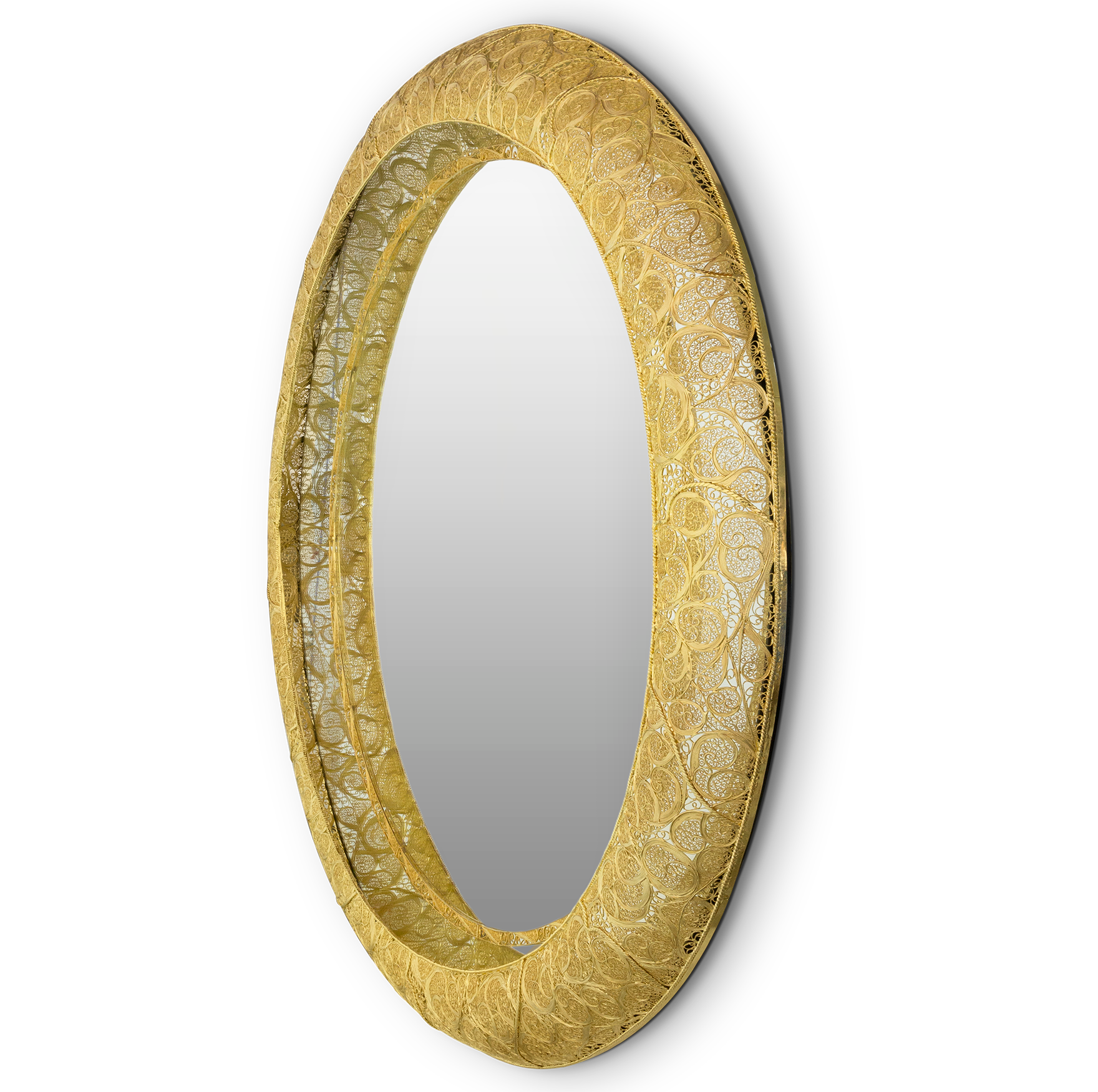 Crown filigree wandspiegel