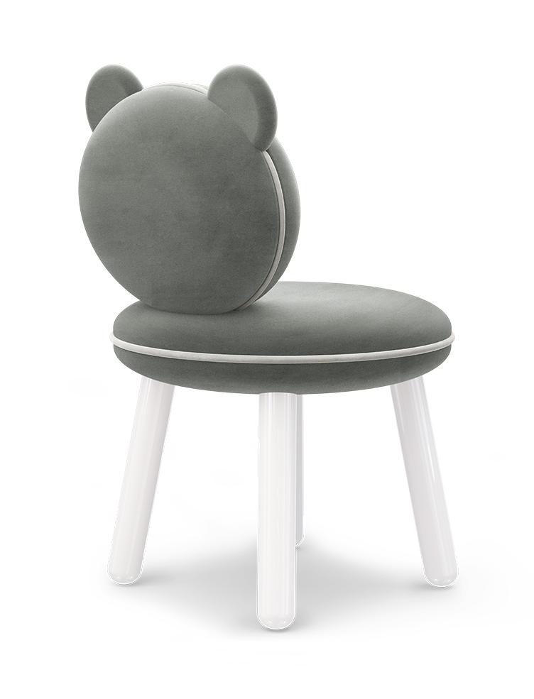 Chaise enfant Ours duveteux