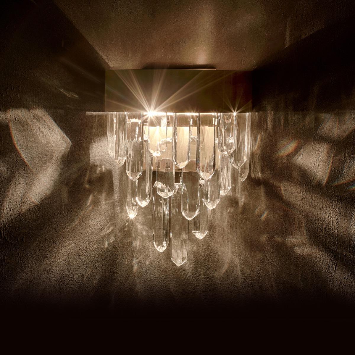 Messing stroom wandlamp