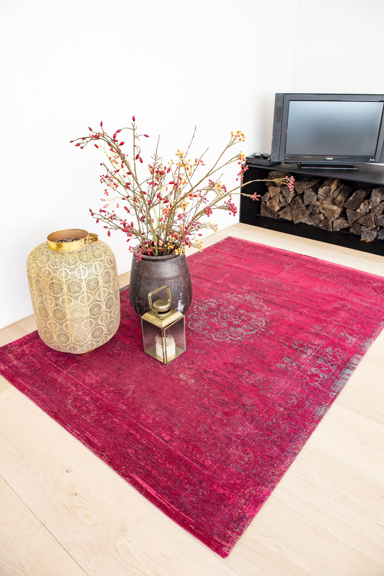 Visconti Beige tapijt | Maat: 80 × 150 cm