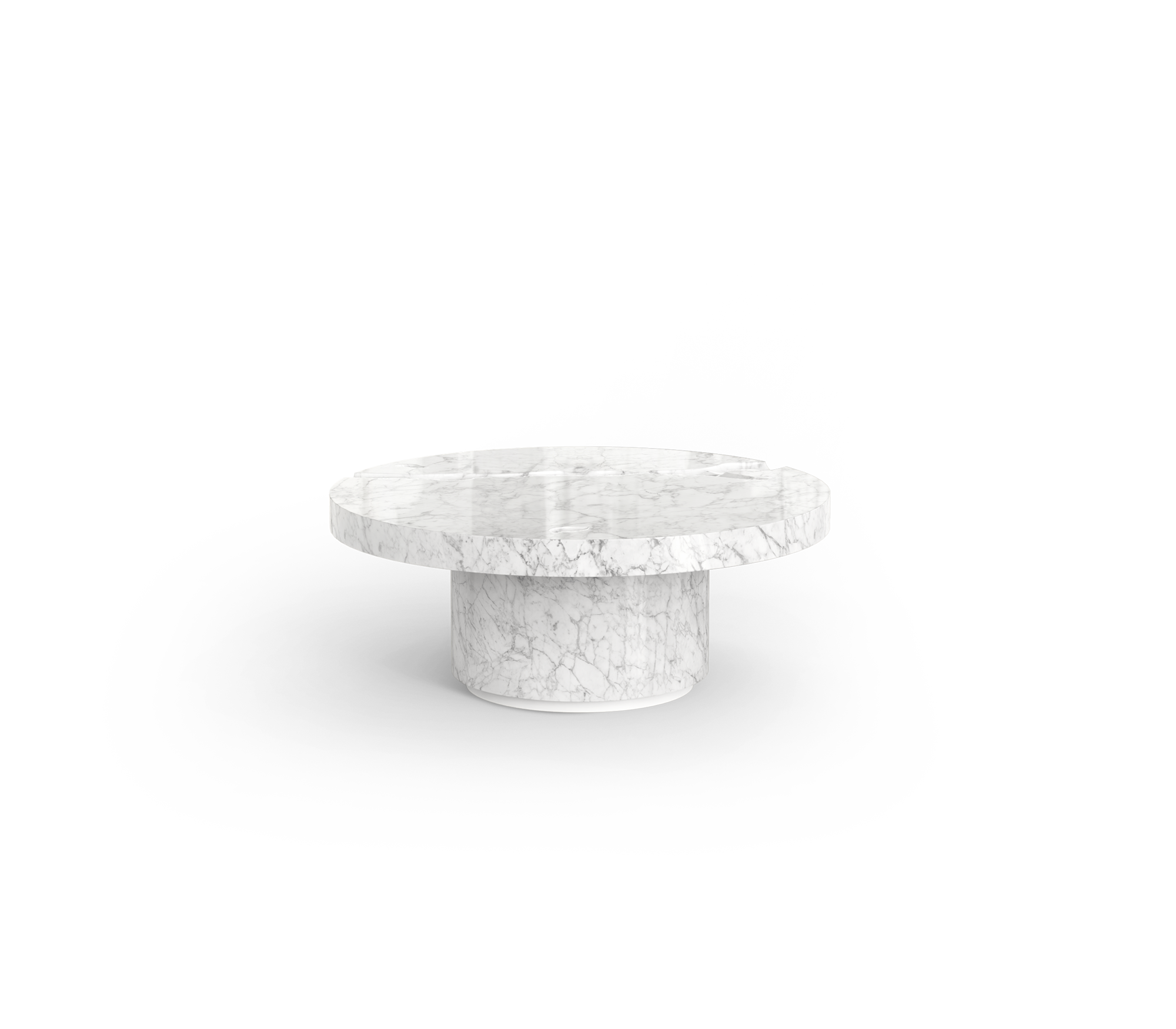 Dominion Carrara marmer 3-delige centertafelset