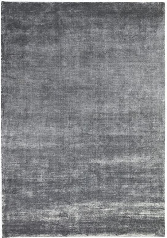 Tapis uni en viscose gris | Taille: 200 × 300 cm
