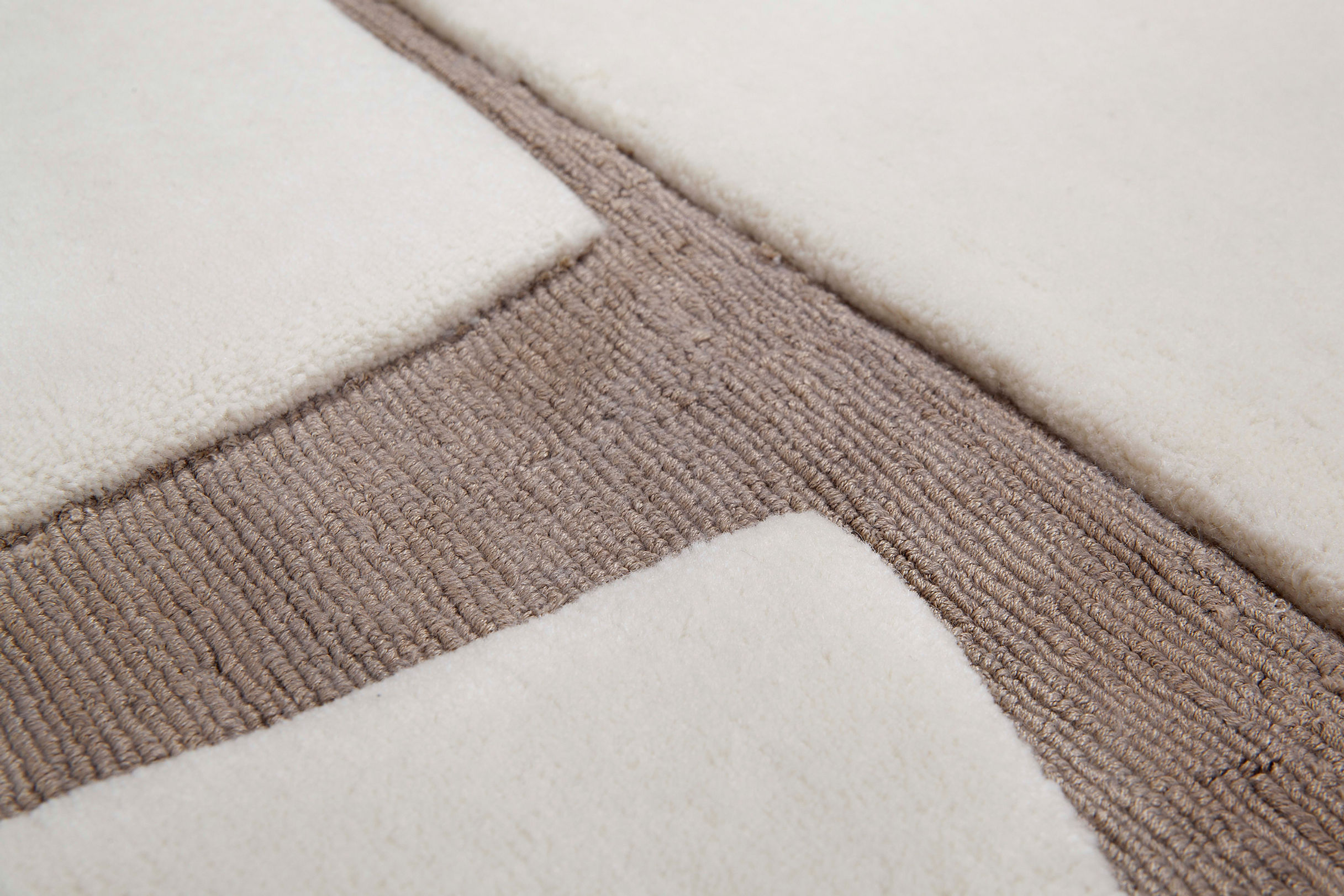 Geformd zand tapijt | Maat: 280 × 360 cm