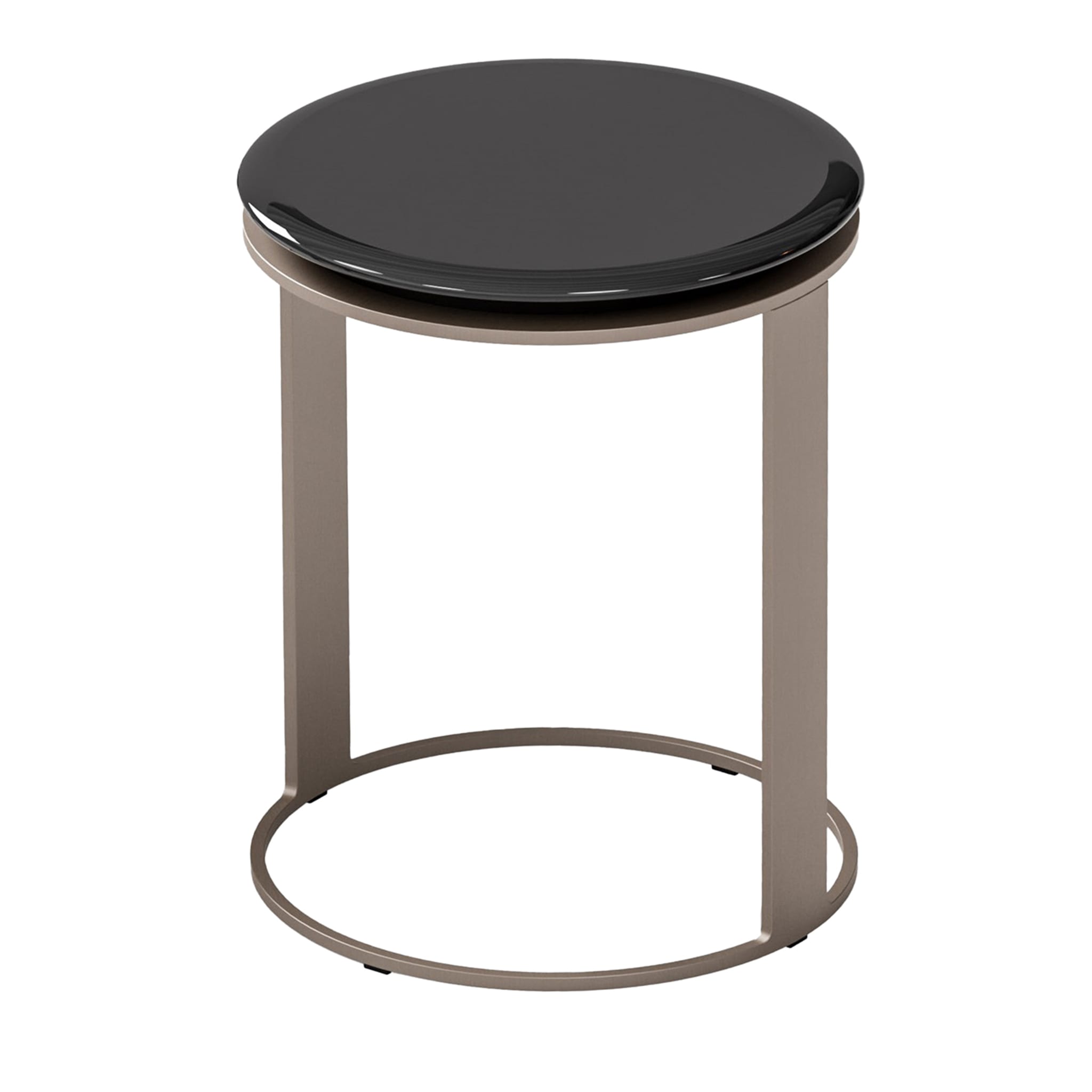 Denis bijzettafel | Tafelblad: Marmer Mint Onyx | Afmetingen: Ø 42 cm