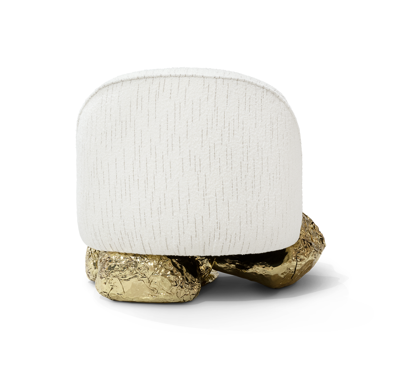 Fauteuil blanc Angora