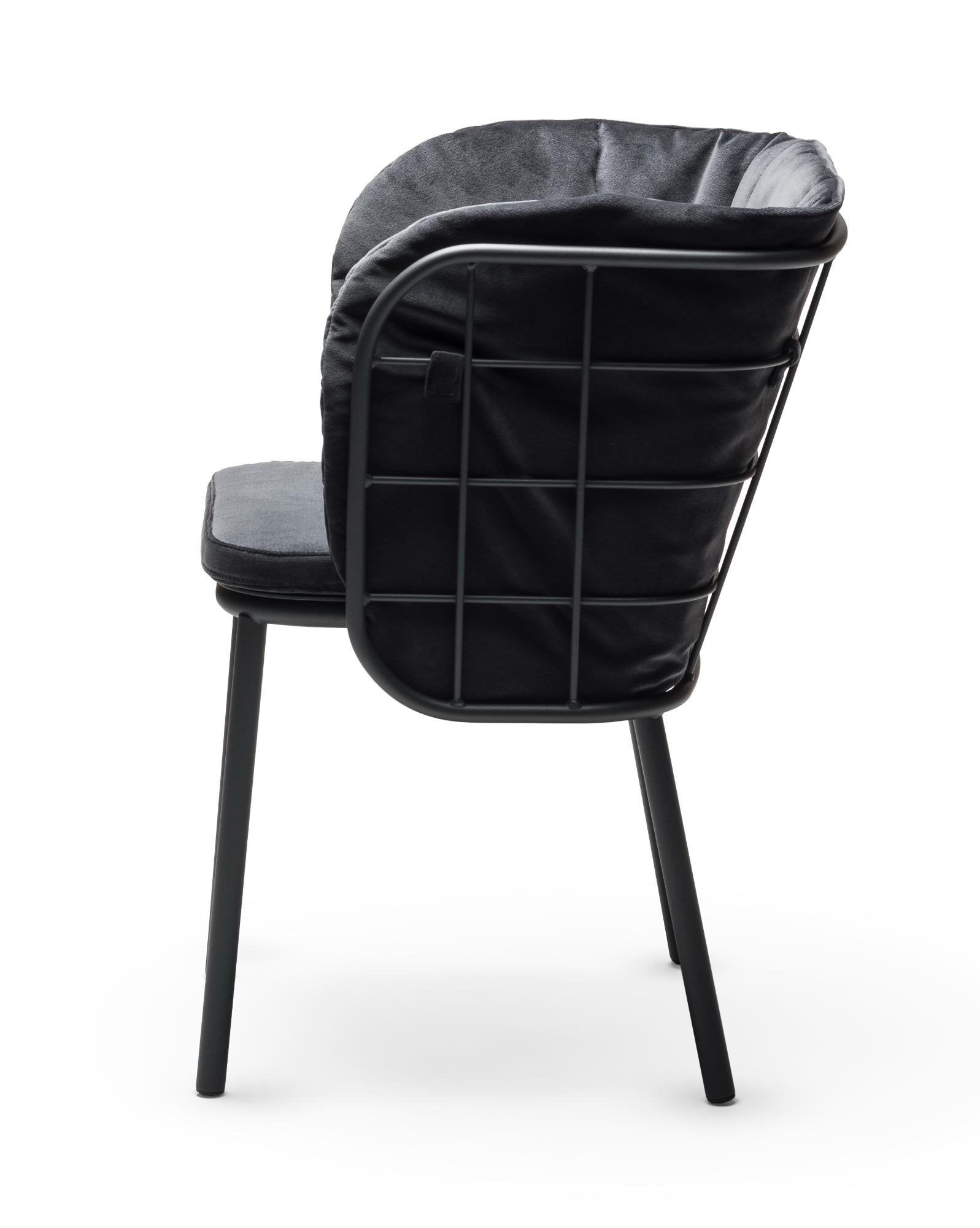 Jujube zwarte tuinstoel