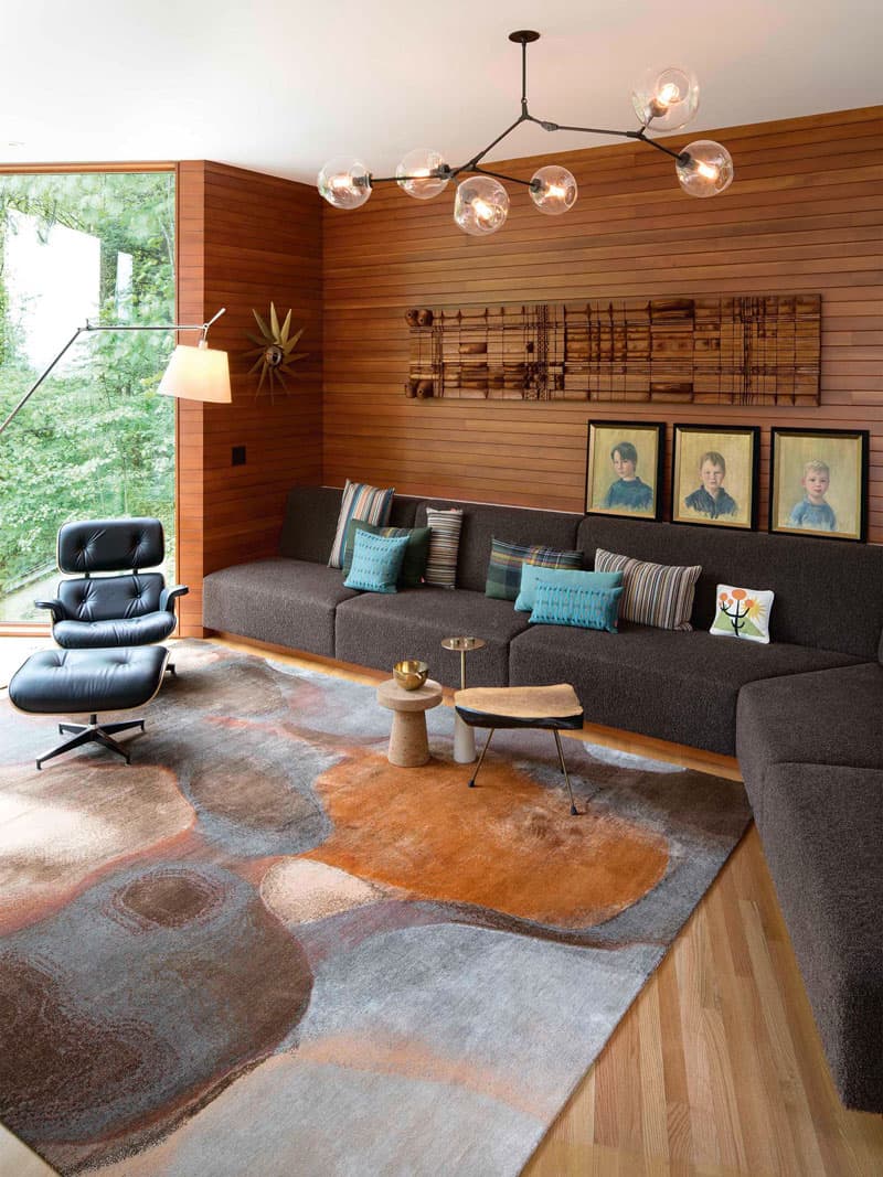 Copper mauve handgemaakt luxe vloerkleed | Maat: 140 × 210 cm