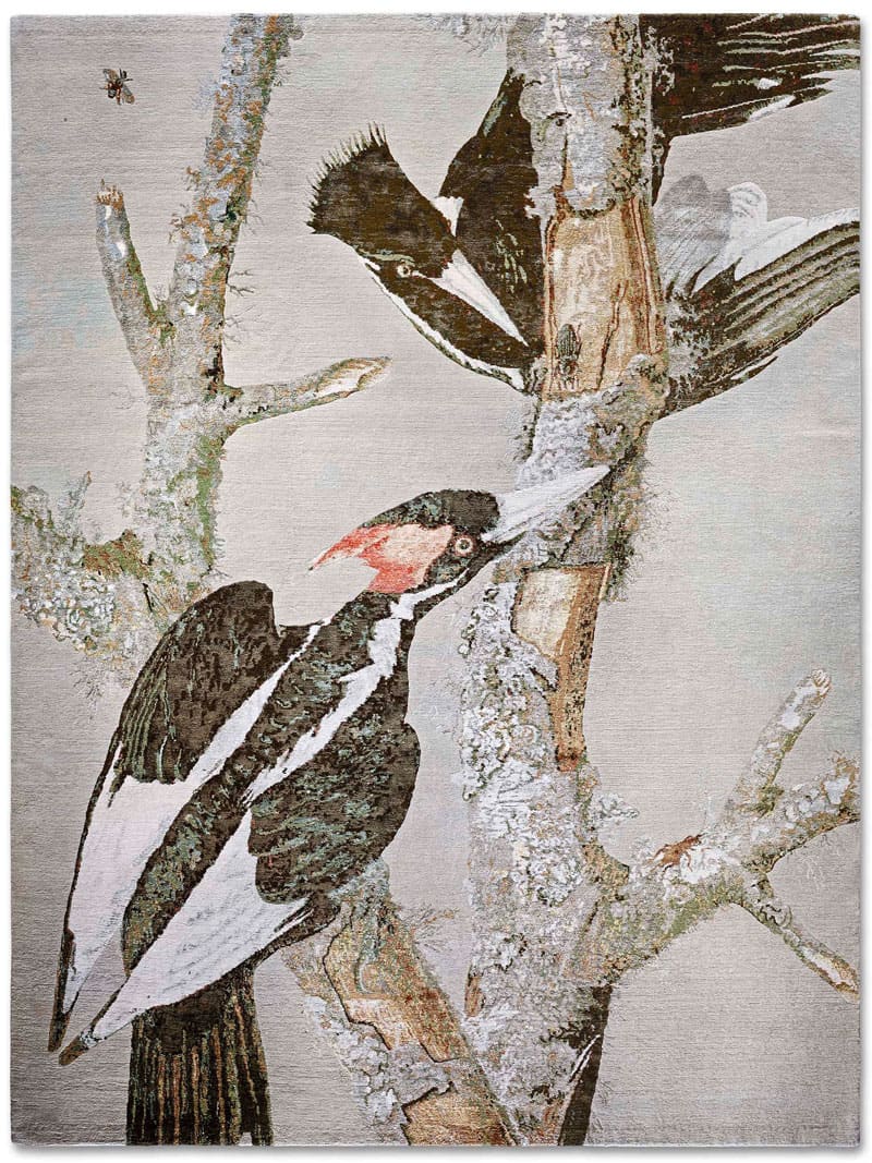 Two Birds handgeweven vloerkleed