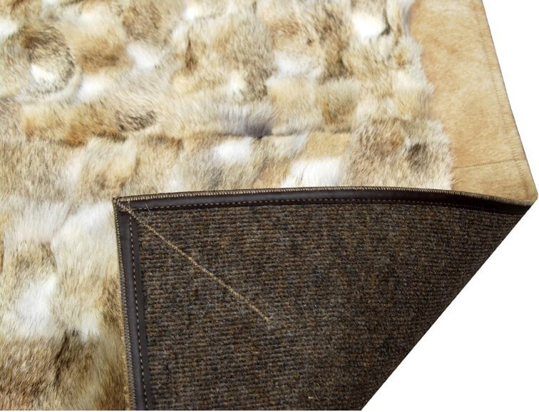 Wolf bont tapijt | Maat: 150 × 240 cm