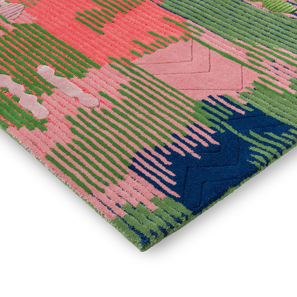 Tapis Wilderness péridot/émeraude | Taille: 200 × 280 cm