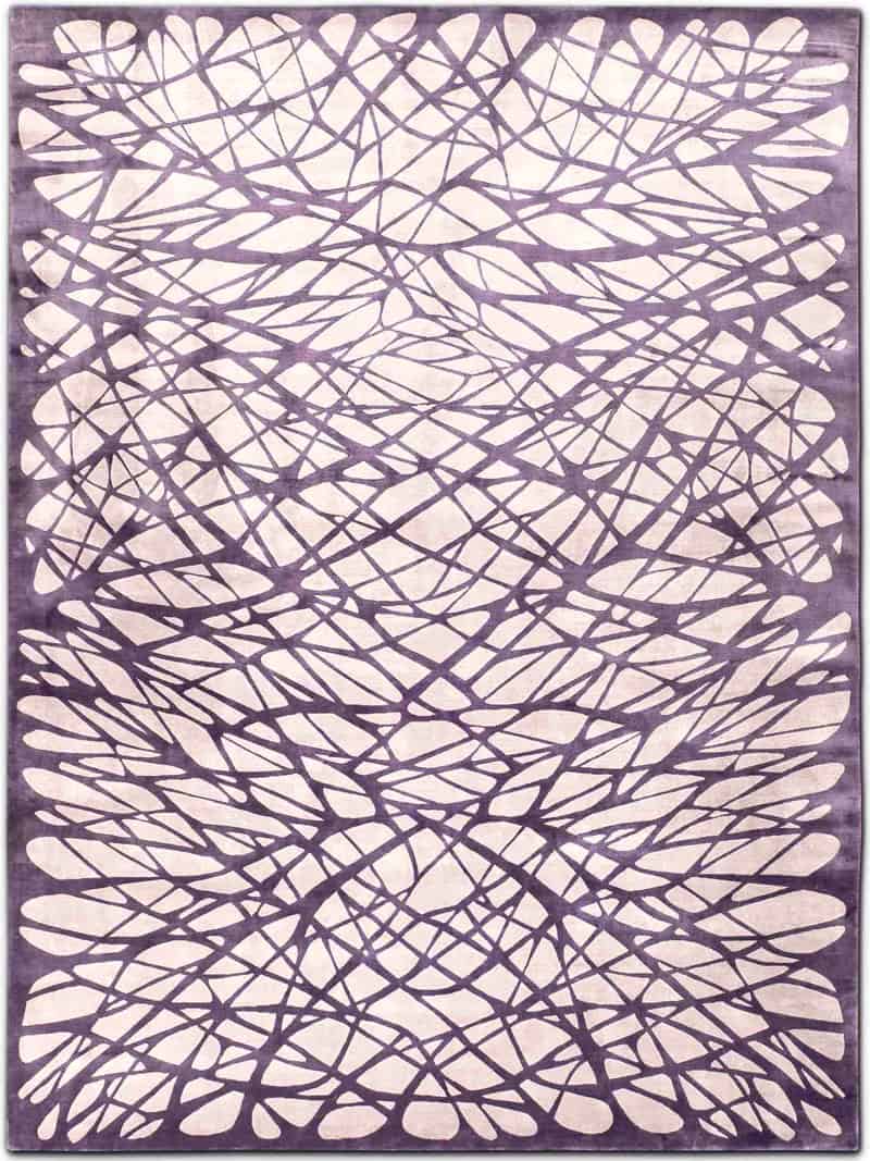 Dresden licht lila handgeknoopt tapijt | Maat: 300 × 400 cm
