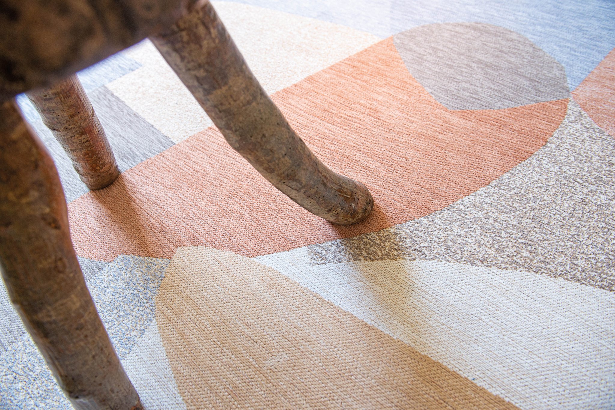 Tapis rond Shell Beige | Taille: 200 × 280 cm