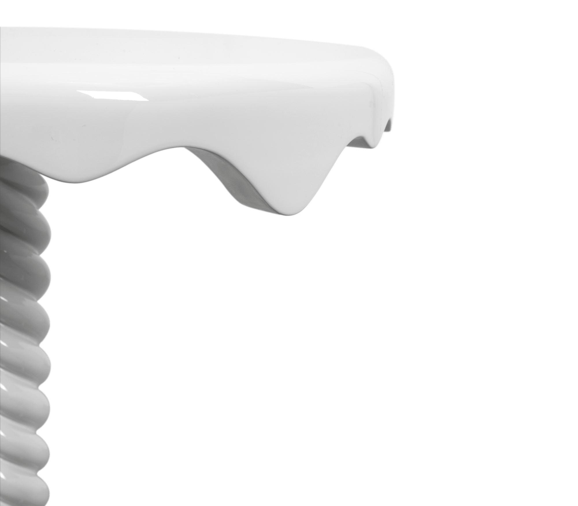 Pearl witte bijzettafel