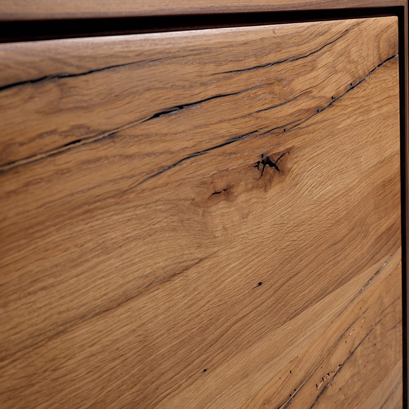 Materia antiek eiken 3-deurs dressoir | Configuratie: 3-Doors
