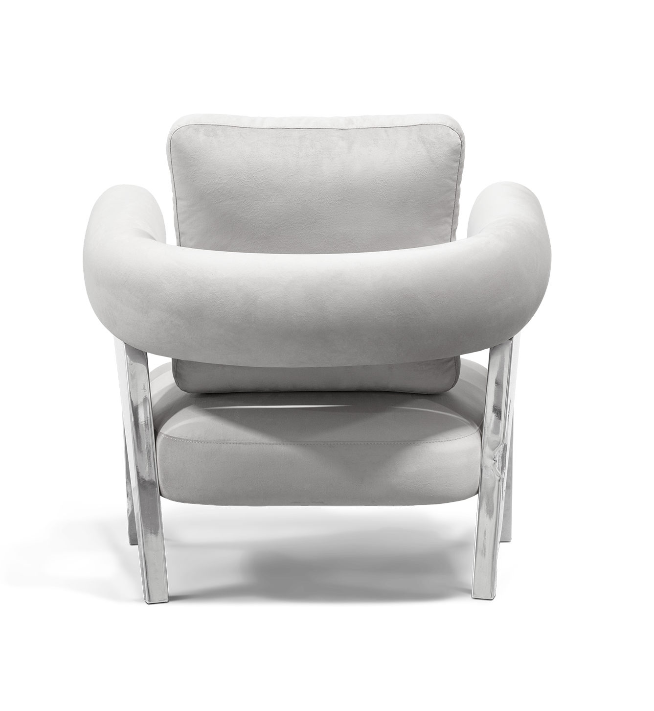 Fauteuil argenté Enigma